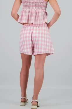 Shasa Gingham Check Shorts