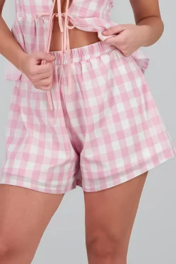 Shasa Gingham Check Shorts