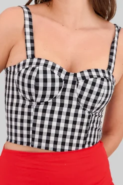 Shasa Gingham Corset