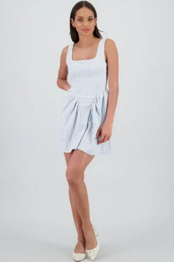 Shasa Gingham Mini Dress