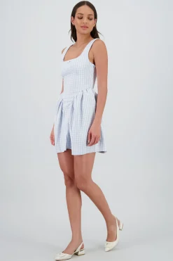 Shasa Gingham Mini Dress