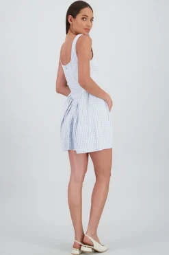 Shasa Gingham Mini Dress