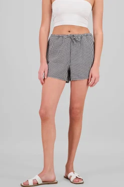 Shasa Gingham Mini Shorts