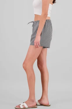 Shasa Gingham Mini Shorts