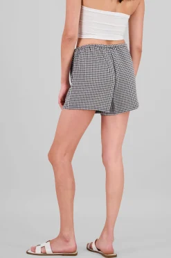 Shasa Gingham Mini Shorts