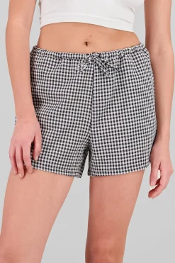 Shasa Gingham Mini Shorts