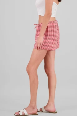 Shasa Gingham Mini Shorts