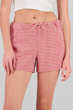 Shasa Gingham Mini Shorts