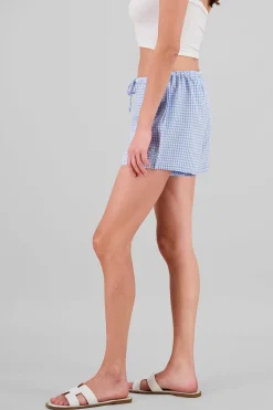 Shasa Gingham Mini Shorts