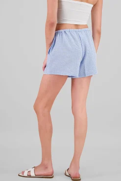 Shasa Gingham Mini Shorts