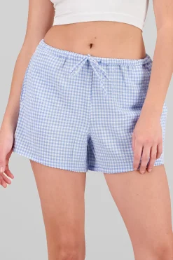 Shasa Gingham Mini Shorts