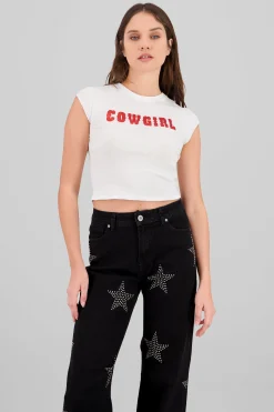 Shasa Glitter Cowgirl T Shirt