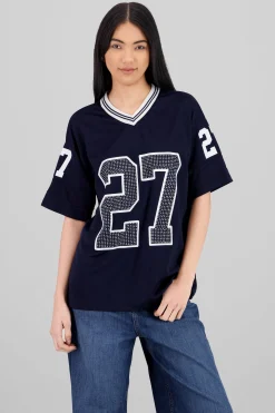 Shasa Glitter Number Sports T Shirt