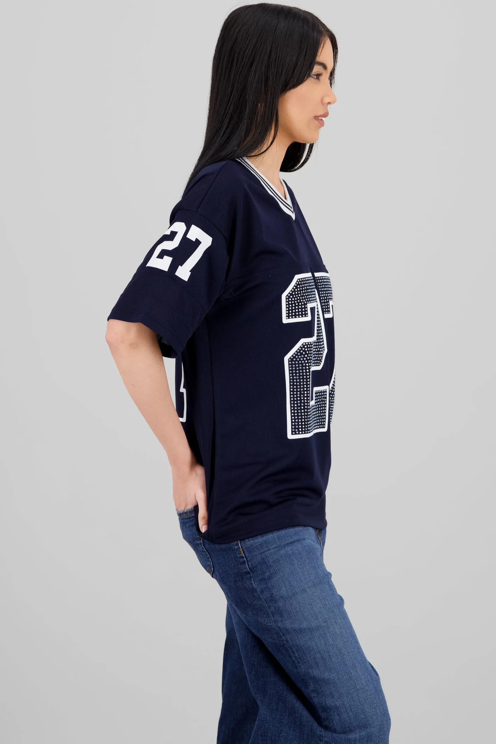 Shasa Glitter Number Sports T Shirt