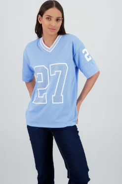 Shasa Glitter Number Sports T Shirt