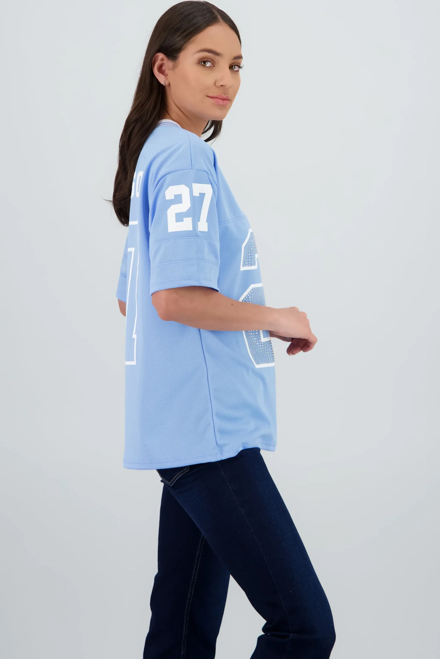 Shasa Glitter Number Sports T Shirt