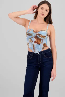 Shasa Gradient Mesh Corset