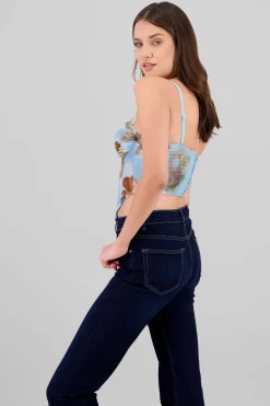 Shasa Gradient Mesh Corset