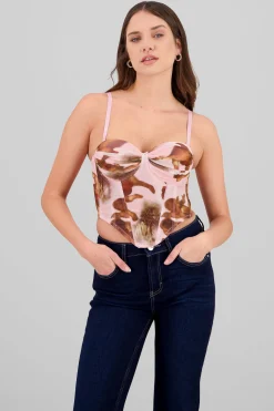 Shasa Gradient Mesh Corset