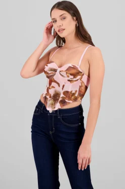 Shasa Gradient Mesh Corset