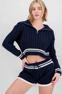 Shasa Half Zip Cardigan