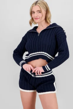 Shasa Half Zip Cardigan