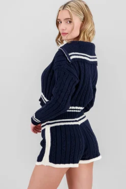 Shasa Half Zip Cardigan