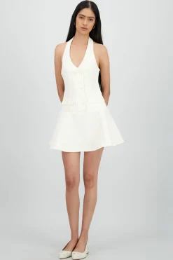 Shasa Halter Dress with Darts
