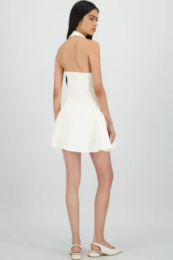 Shasa Halter Dress with Darts