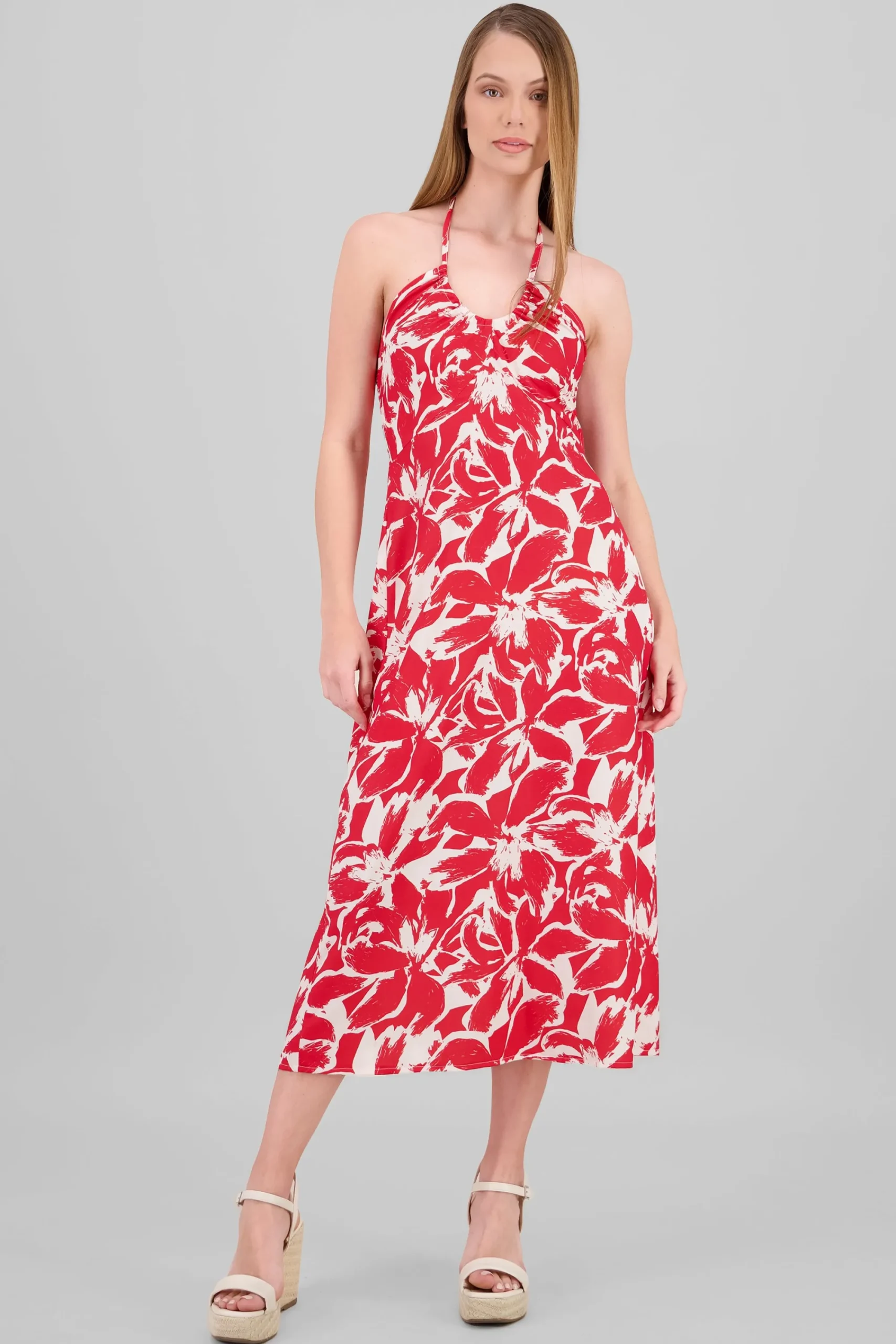 Shasa Halter Printed Dress