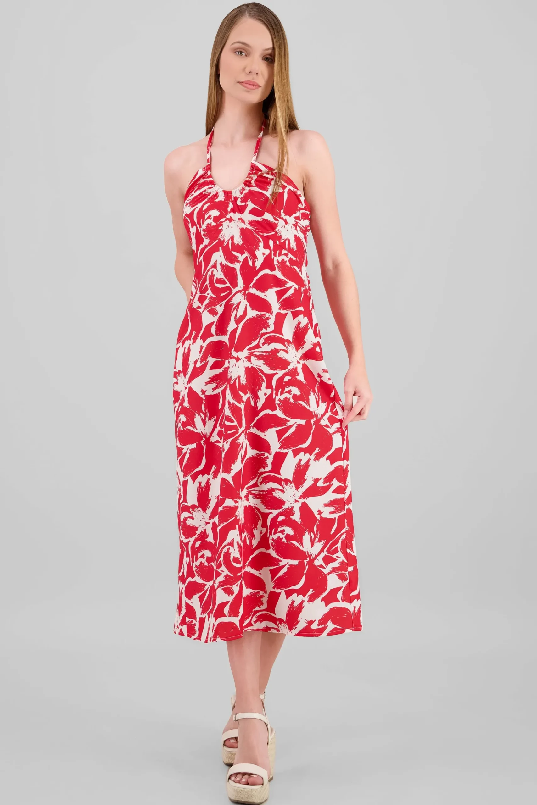 Shasa Halter Printed Dress