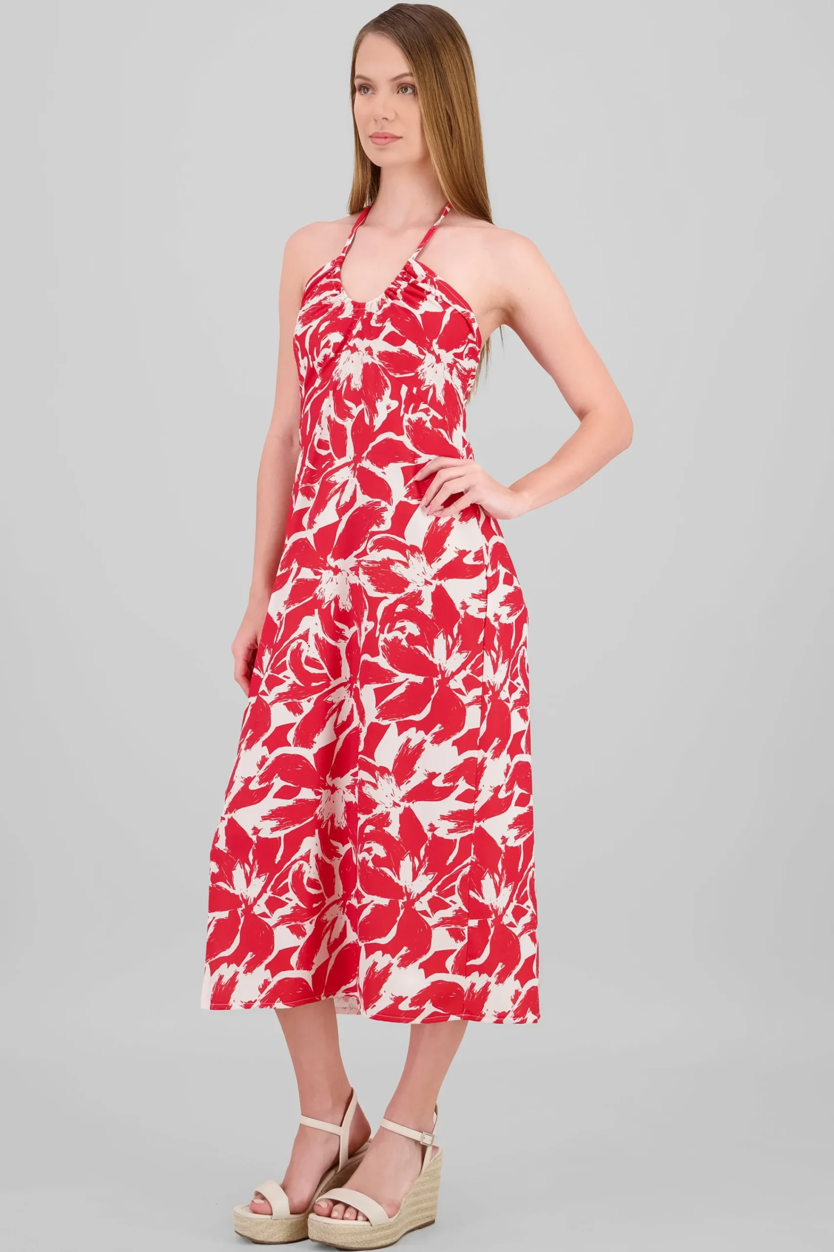 Shasa Halter Printed Dress
