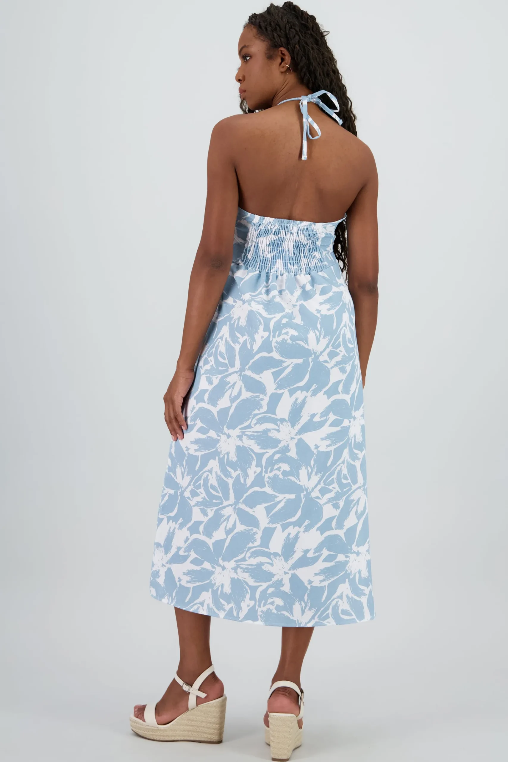 Shasa Halter Printed Dress