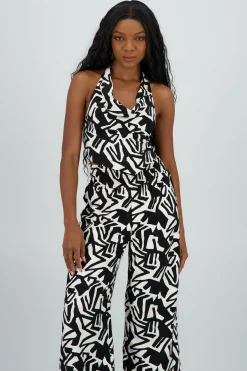 Shasa Halter Top with Print