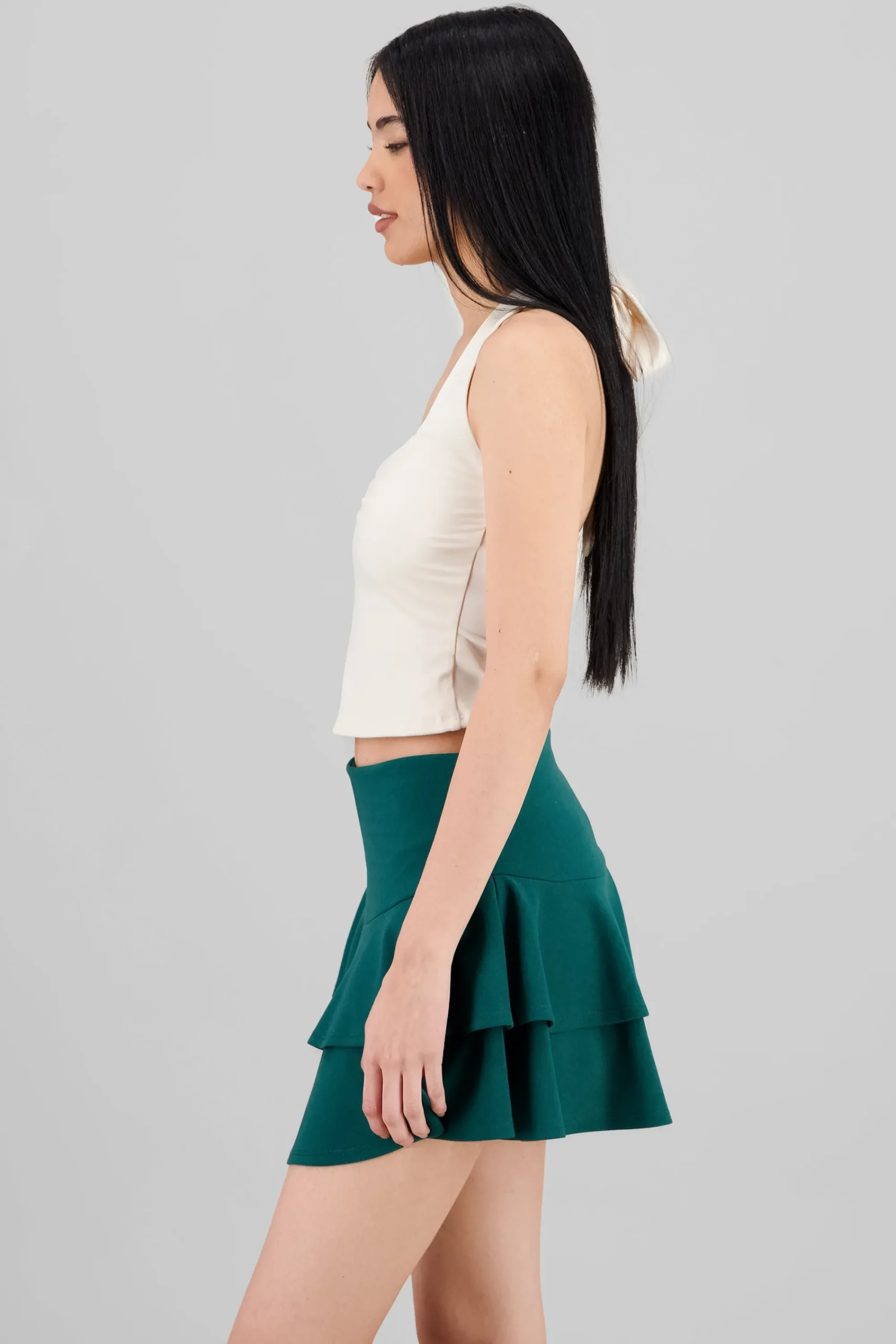 Shasa Heart Neckline Halter Top