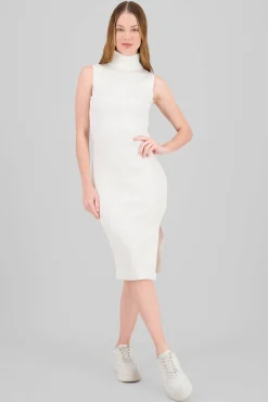 Shasa High Neck Knit Bodycon Dress