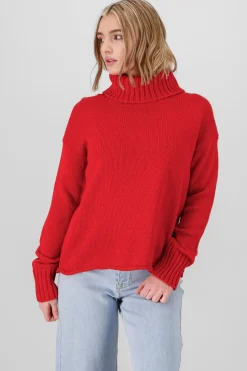 Shasa High Neck Knitted Sweater