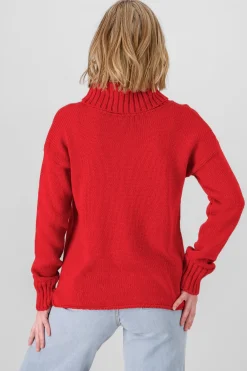 Shasa High Neck Knitted Sweater