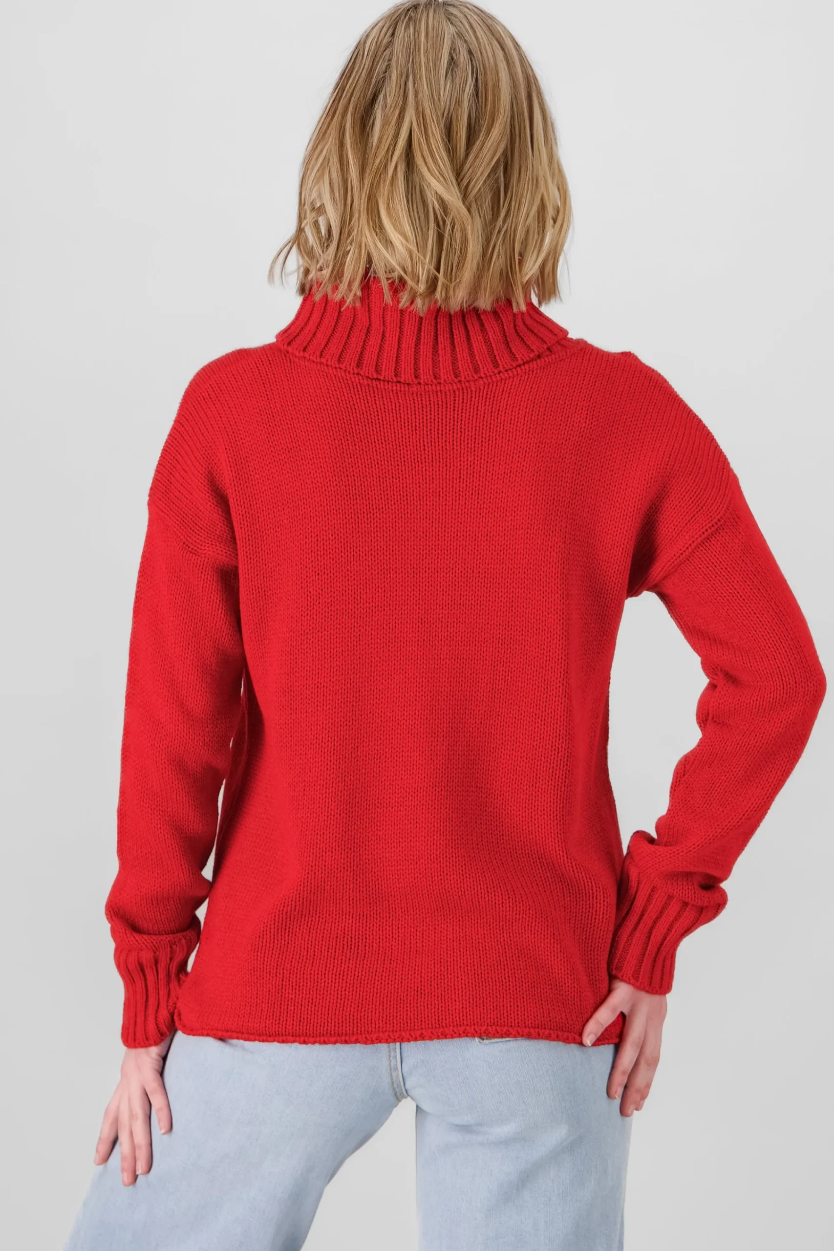 Shasa High Neck Knitted Sweater
