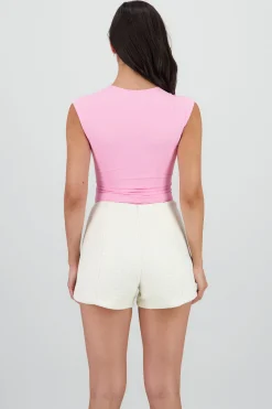 Shasa High Neck Sleeveless Bodysuit