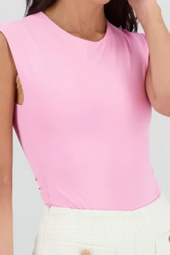 Shasa High Neck Sleeveless Bodysuit