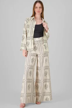 Shasa High Rise CactusPrint Pants