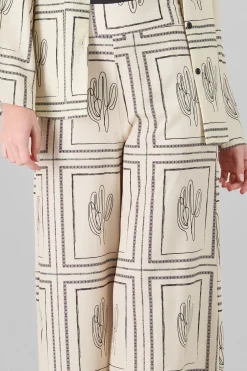 Shasa High Rise CactusPrint Pants