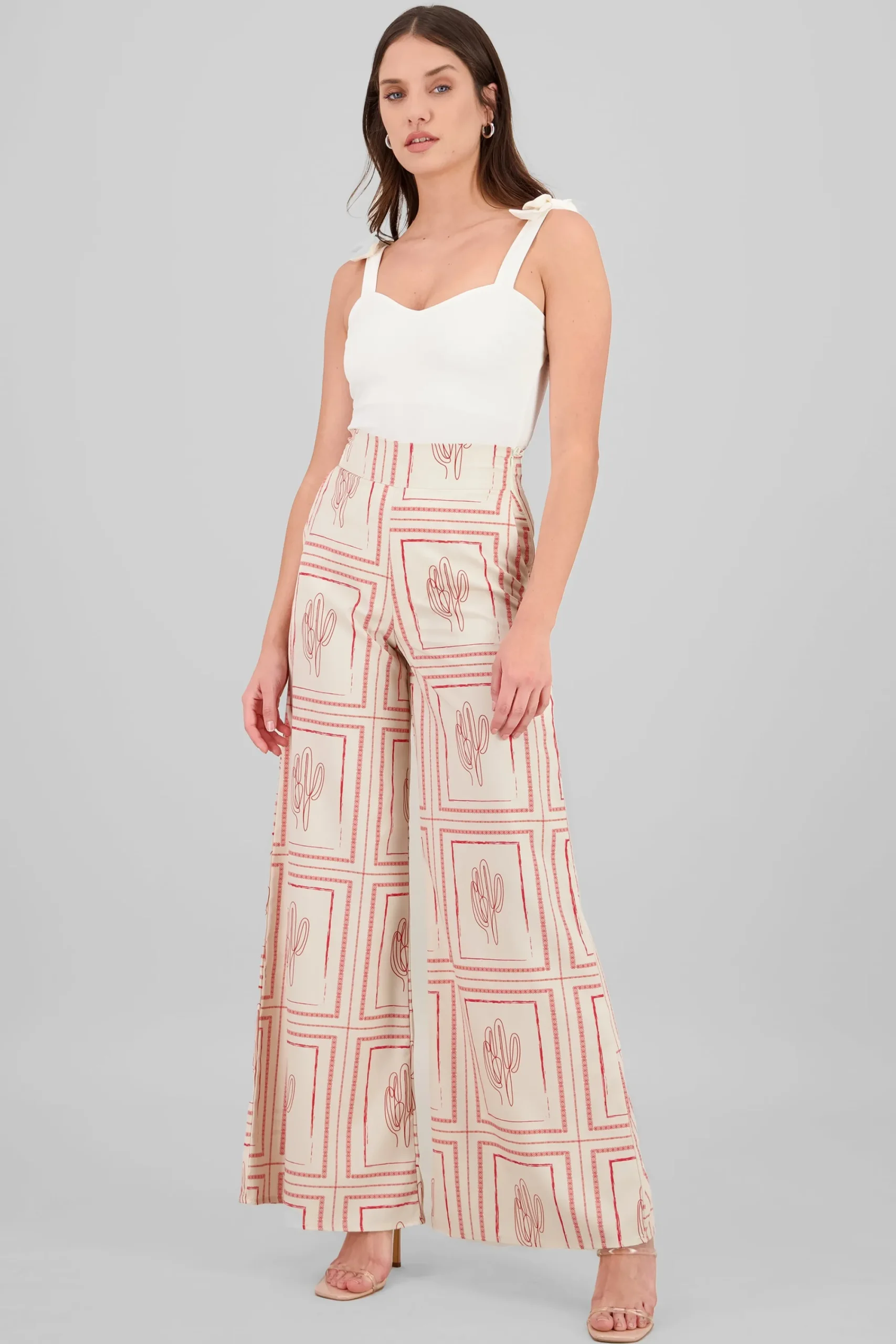 Shasa High Rise CactusPrint Pants