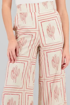 Shasa High Rise CactusPrint Pants