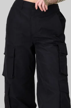 Shasa High Waist Cargo Pants With Pleated Details