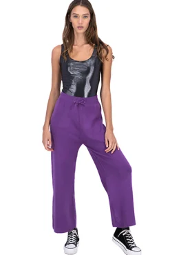 Shasa High Waist Straight Leg Sweats
