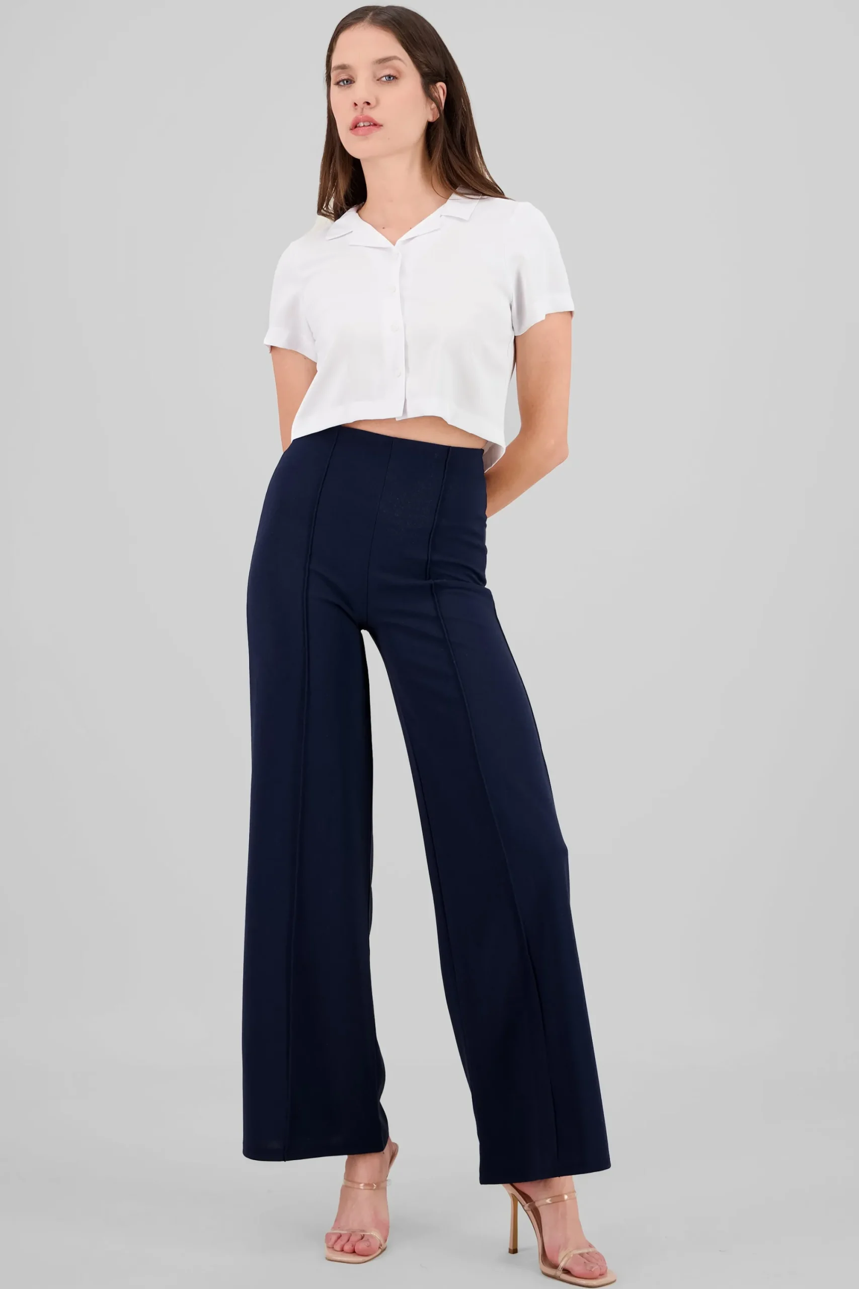 Shasa High Waist Wide Leg Pant