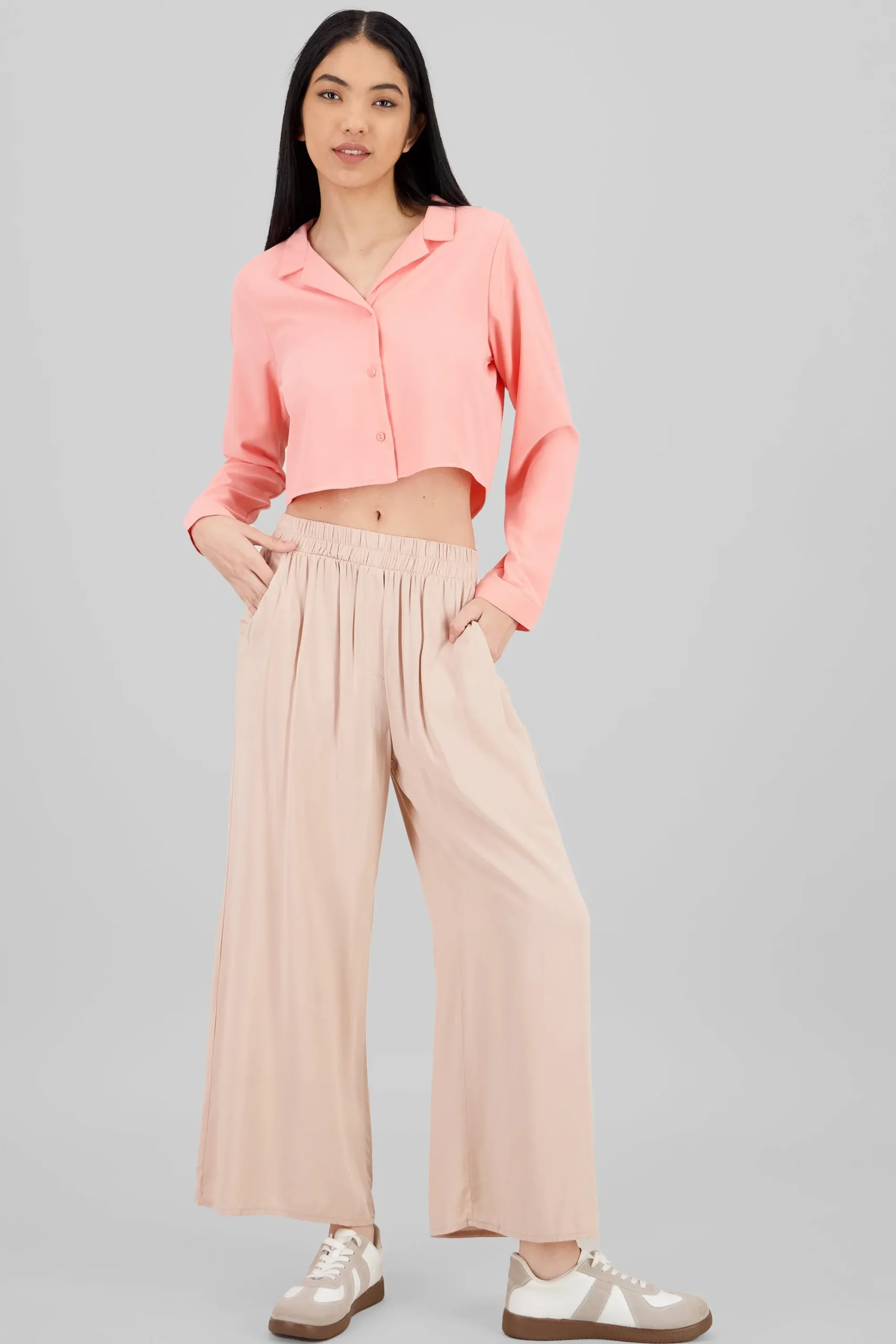 Shasa High waist wide leg pant