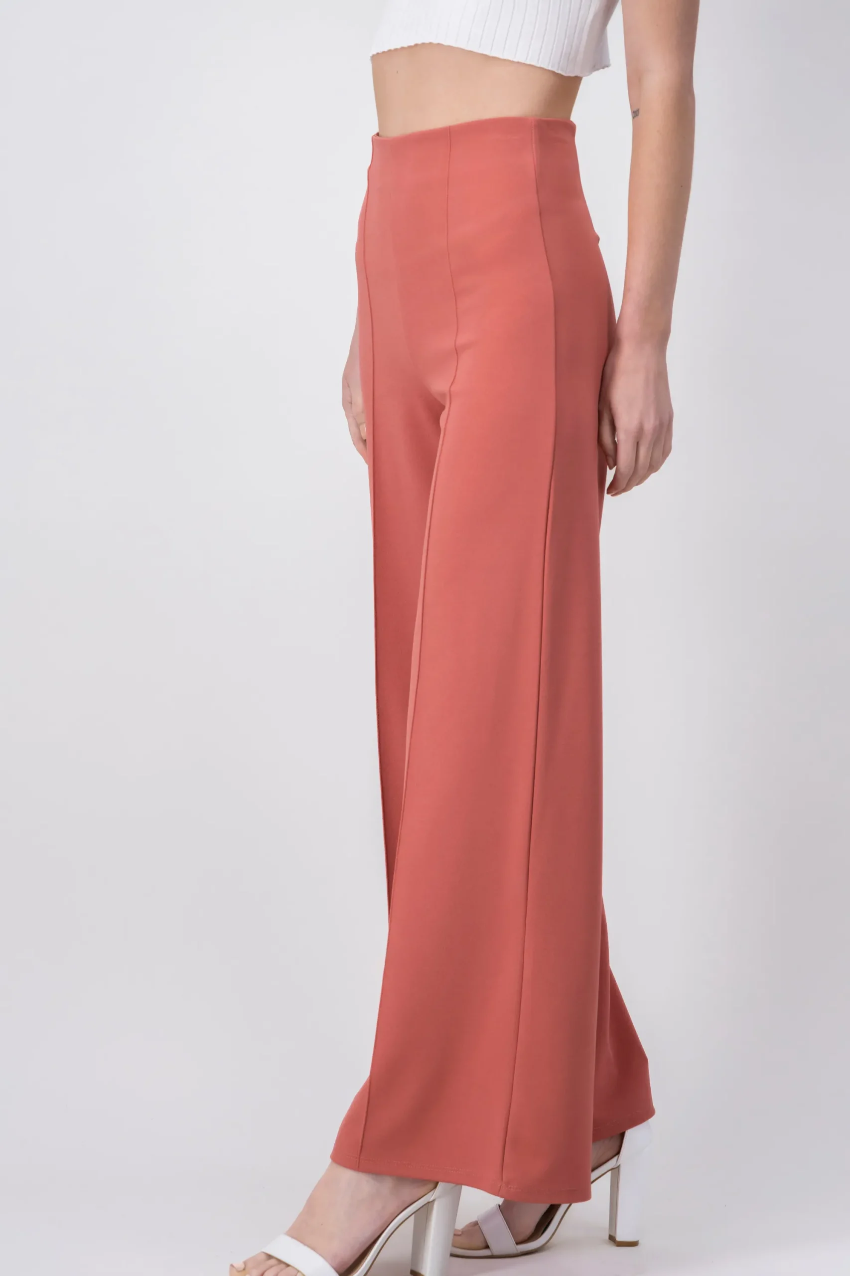 Shasa High Waist Wide Leg Pant